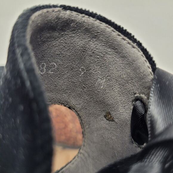 Stuart Weitzman Sandals Womens 9 Cheetah Print Wedge Platform Velvet Ankle Ties - Picture 8 of 10